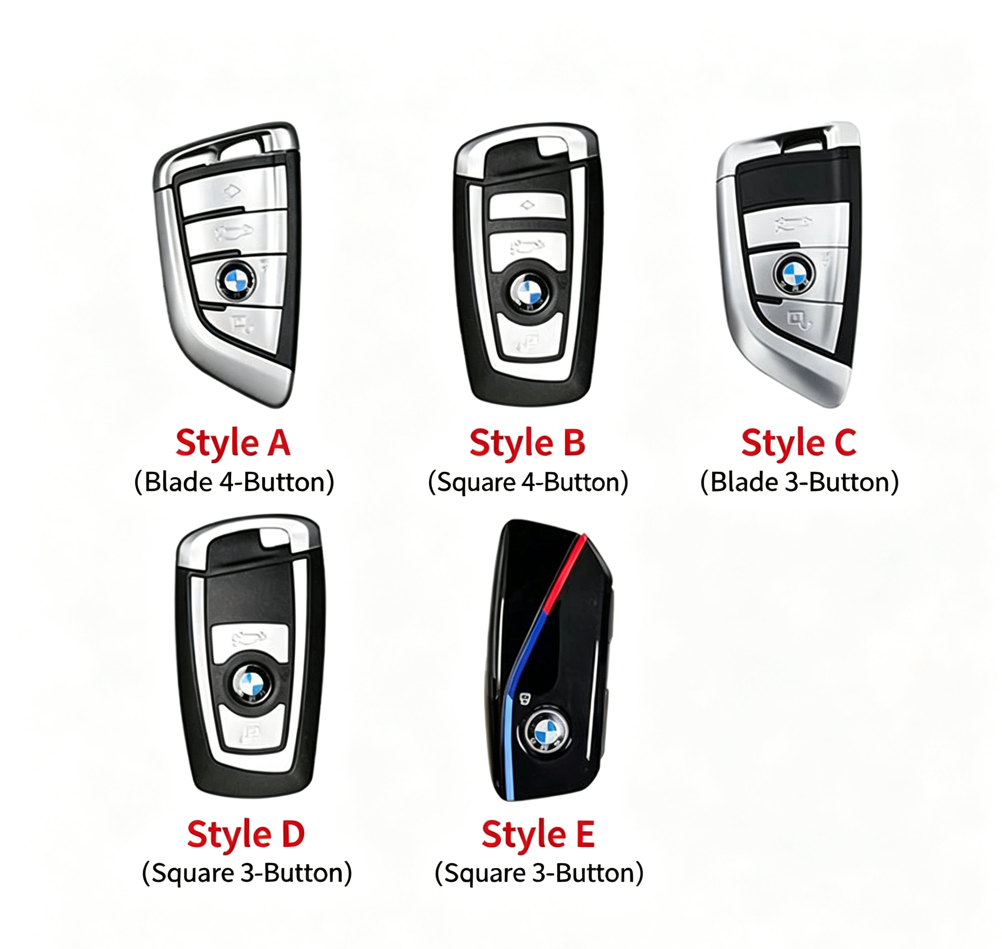 Top-grain cowhide BMW key case