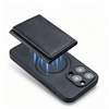 Tri-Fold MagSafe Leather Card Holder, Works as Phone Kickstand