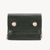 Vintage Genuine Leather Spring‑Open Short Wallet