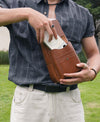 Vintage American Leather Motorcycle Chest Pack