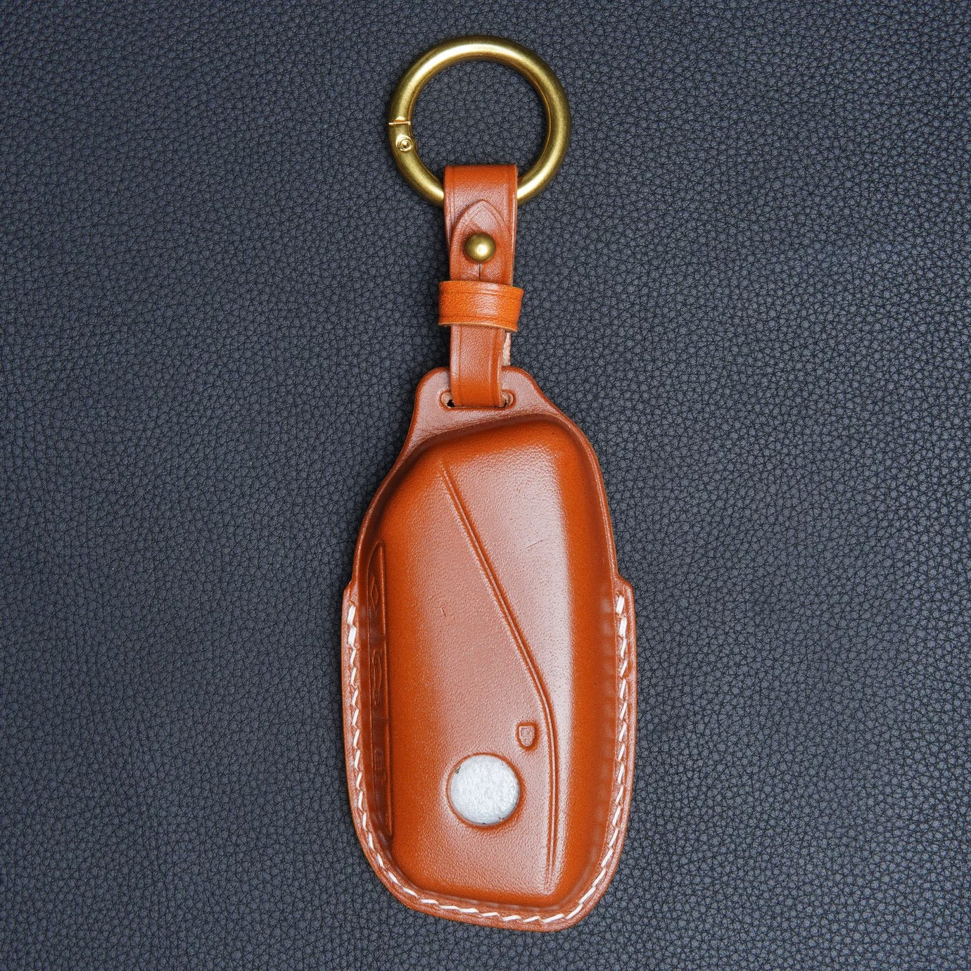 Top-grain cowhide BMW key case