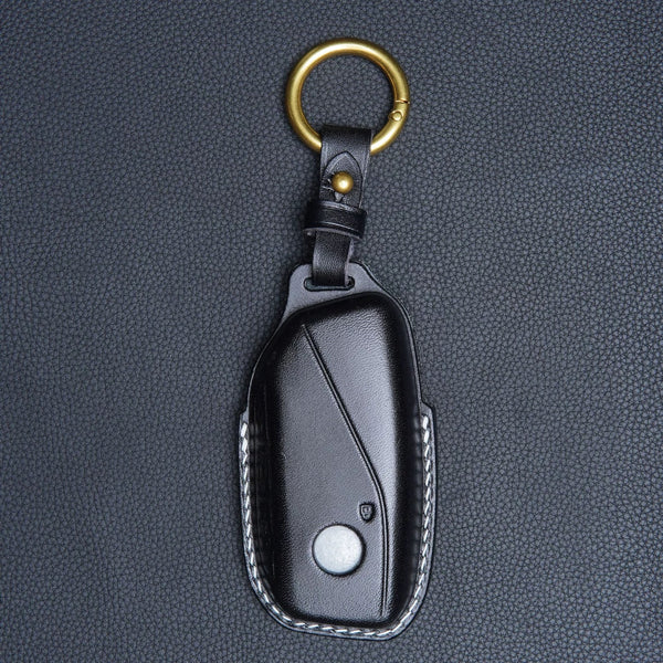 Top-grain cowhide BMW key case