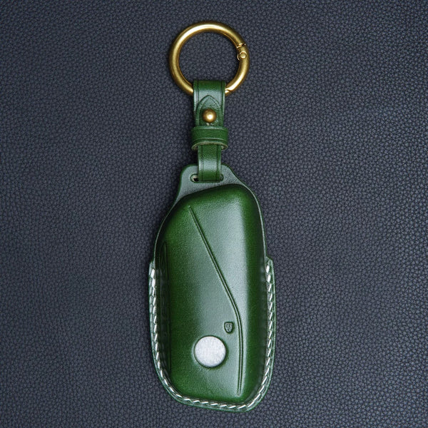 Top-grain cowhide BMW key case