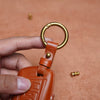 Top-grain cowhide BMW key case