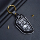 Top-grain cowhide BMW key case