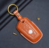 Top-grain cowhide BMW key case