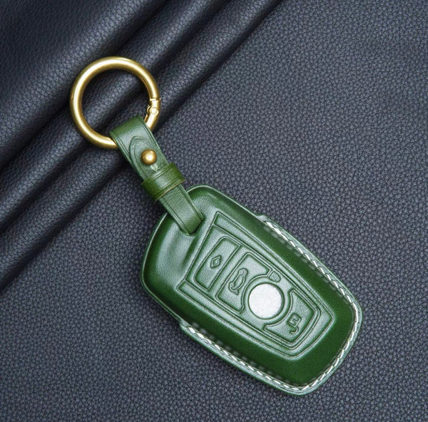 Top-grain cowhide BMW key case