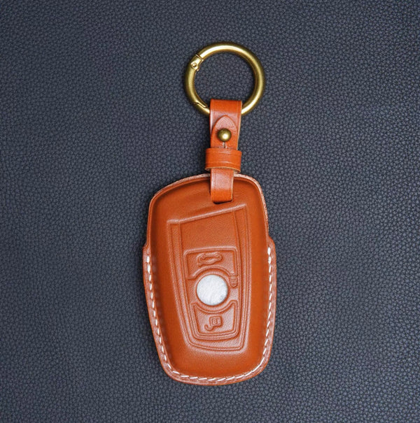 Top-grain cowhide BMW key case