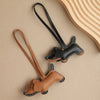 Trendy Genuine Leather Puppy Charm