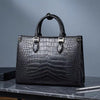 Luxury Croc-Embossed Tote Handbag