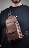 Vintage American Leather Motorcycle Chest Pack