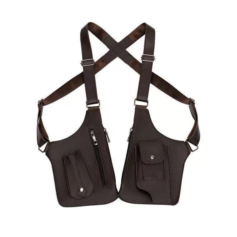 Multi‑pocket Utility Vest Backpack