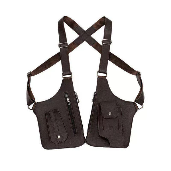 Multi‑pocket Utility Vest Backpack