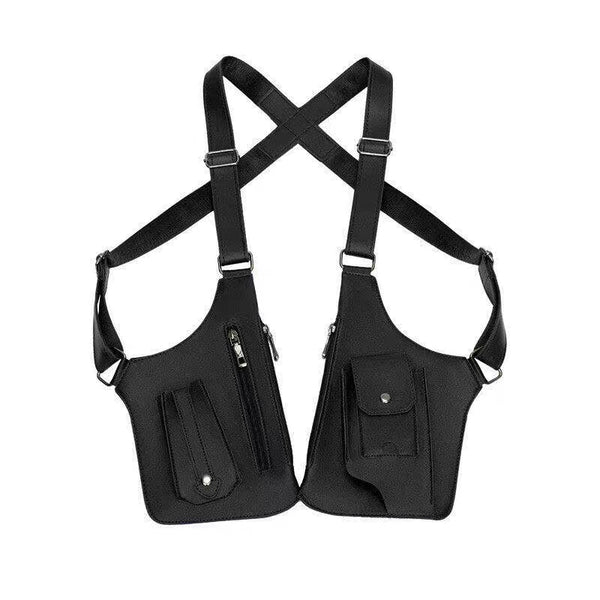 Multi‑pocket Utility Vest Backpack