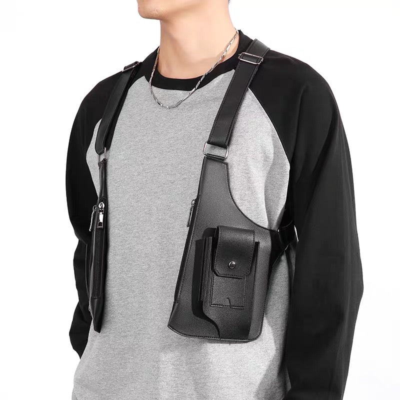 Multi‑pocket Utility Vest Backpack