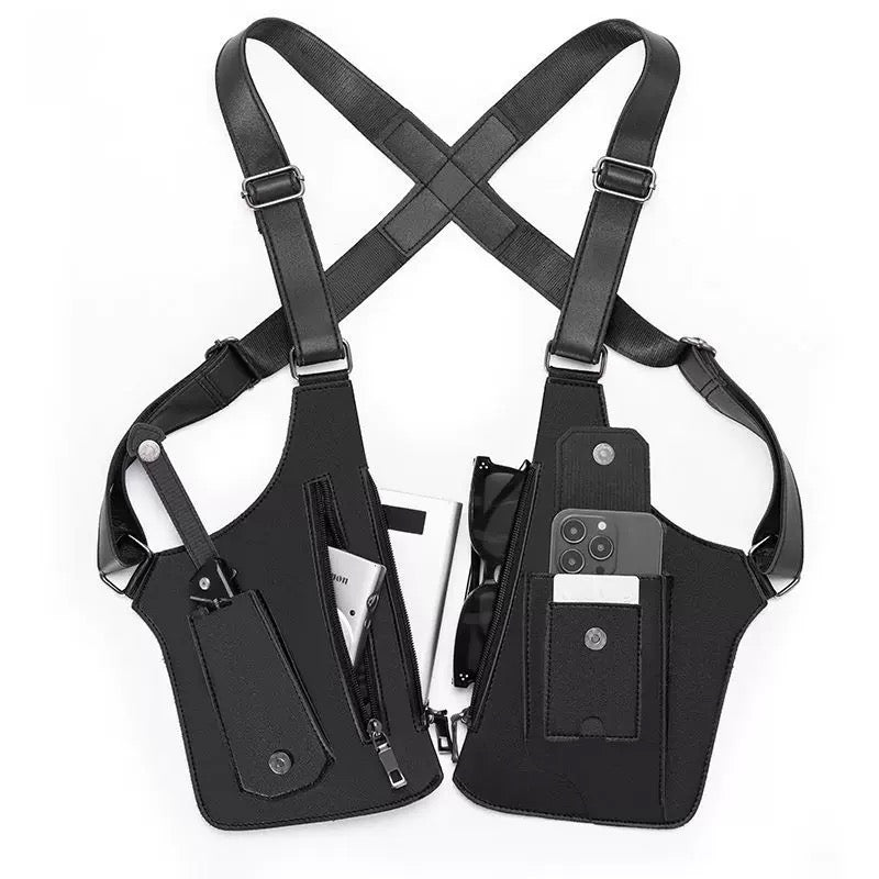 Multi‑pocket Utility Vest Backpack
