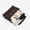 Vintage Distressed Flap Shoulder Bag