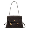 Vintage Distressed Flap Shoulder Bag