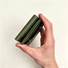 Vintage Genuine Leather Spring‑Open Short Wallet