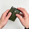 Vintage Genuine Leather Spring‑Open Short Wallet