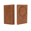 Tri-Fold MagSafe Leather Card Holder, Works as Phone Kickstand