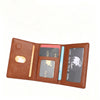 Tri-Fold MagSafe Leather Card Holder, Works as Phone Kickstand