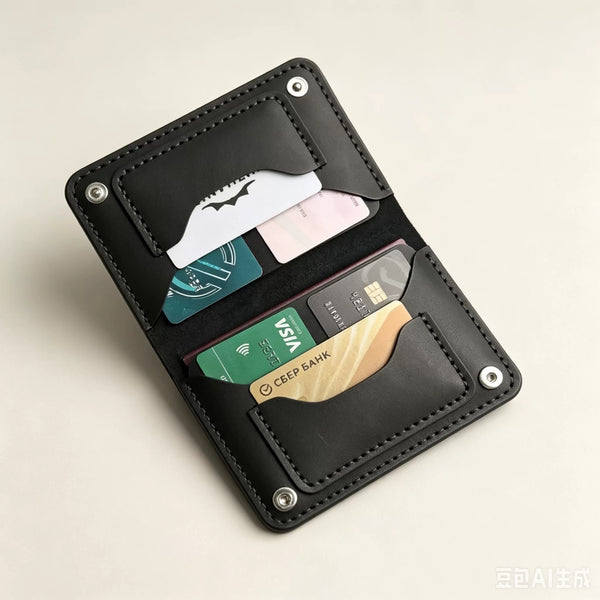 Vintage Leather Passport Holder