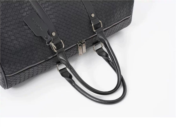Woven Texture Large Capacity Travel Duffel Bag