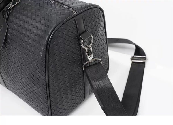 Woven Texture Large Capacity Travel Duffel Bag