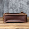 Vintage Crazy‑Horse Leather Messenger Satchel Bag