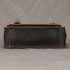 Vintage Crazy‑Horse Leather Messenger Satchel Bag