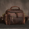 Crazy Horse Leather Camera Bag
