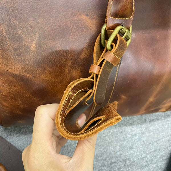 Top Grain Leather Vintage Travel Bag