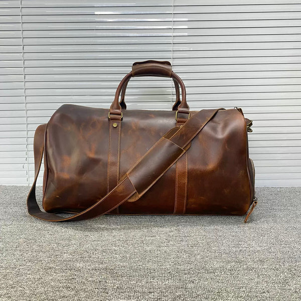 Top Grain Leather Vintage Travel Bag