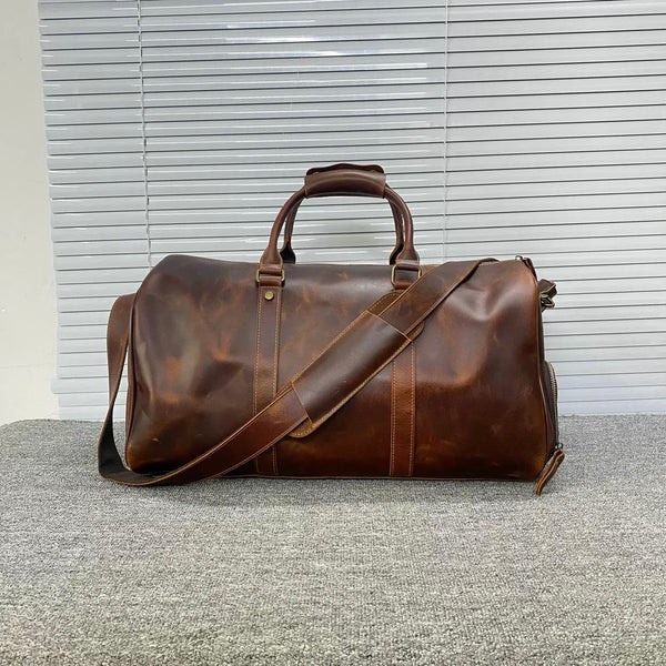 Top Grain Leather Vintage Travel Bag