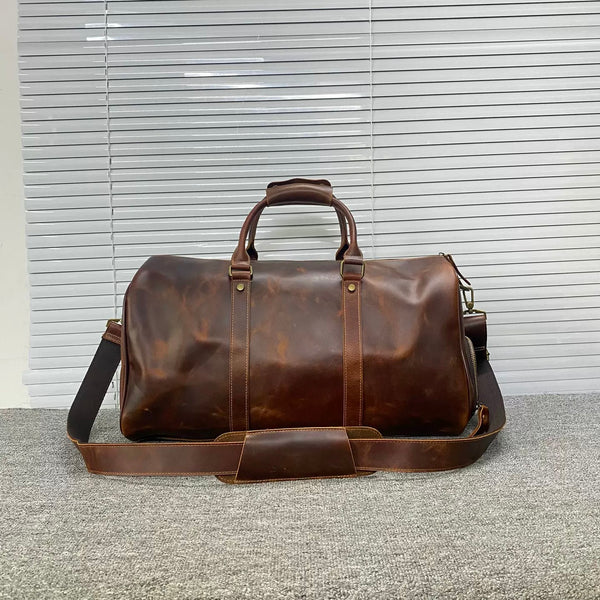 Top Grain Leather Vintage Travel Bag