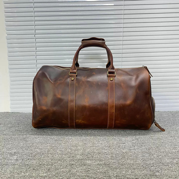 Top Grain Leather Vintage Travel Bag
