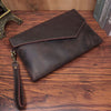 Men's Crazy Horse Leather Business Clutch Bag