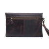 Men's Crazy Horse Leather Business Clutch Bag