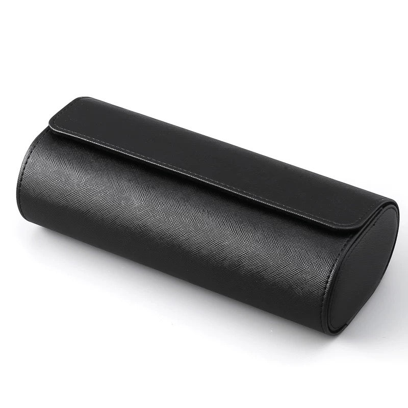 Vintage Leather Watch Roll