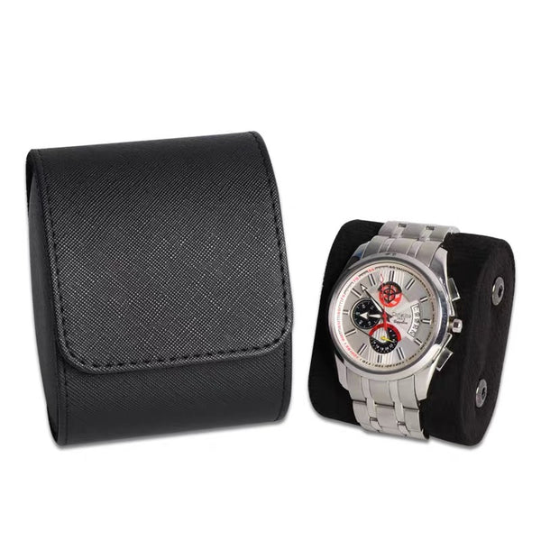 Vintage Leather Watch Roll