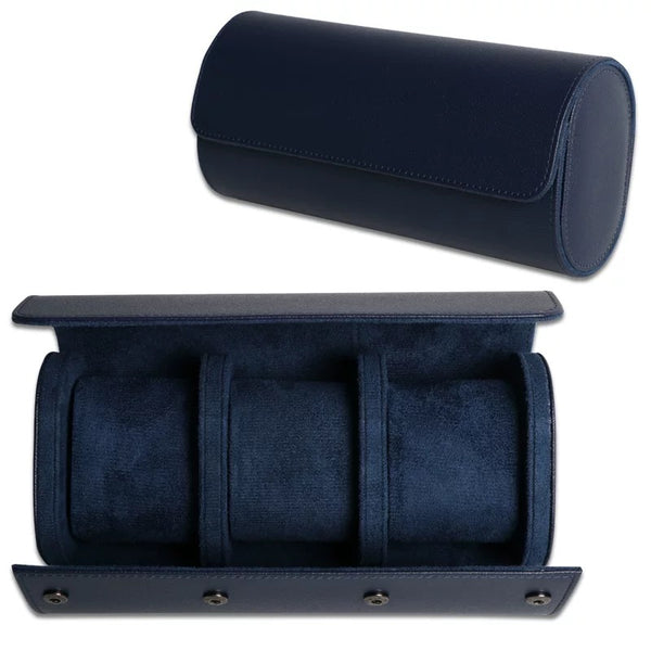 Vintage Leather Watch Roll