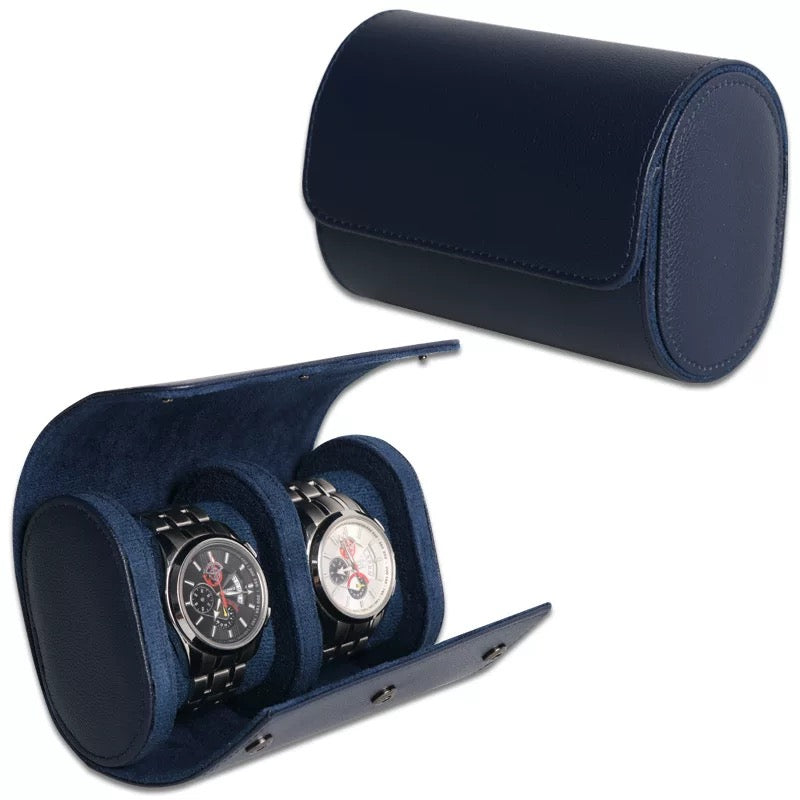 Vintage Leather Watch Roll