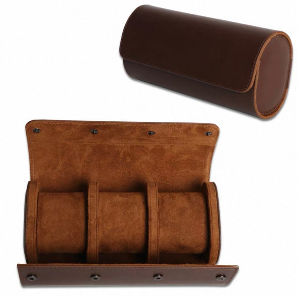 Vintage Leather Watch Roll