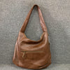 Soft Genuine Leather Hobo Tote Bag - Large Shoulder Bag