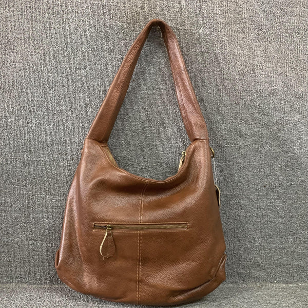 Soft Genuine Leather Hobo Tote Bag - Large Shoulder Bag