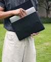 Full-Grain Bridle Leather Laptop Sleeve & Stand