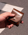 Handcrafted Leather Cash Wrap Wallet - Slim, Minimal, Essential
