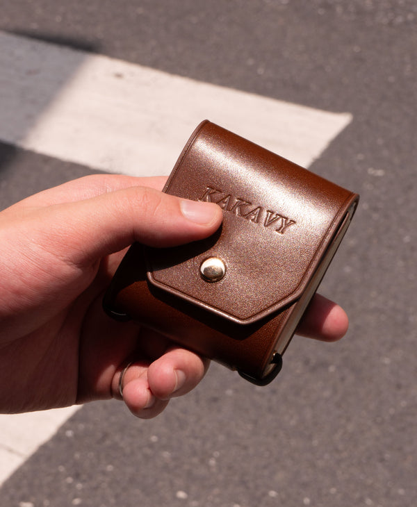 Handcrafted Leather Cash Wrap Wallet - Slim, Minimal, Essential