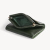 Vintage Genuine Leather Spring‑Open Short Wallet